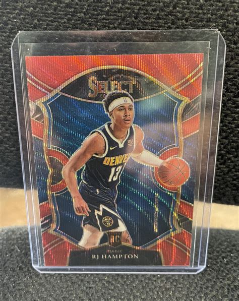 Rj Hampton Select Tmall Sp Red Wave Concourse Rookie Card