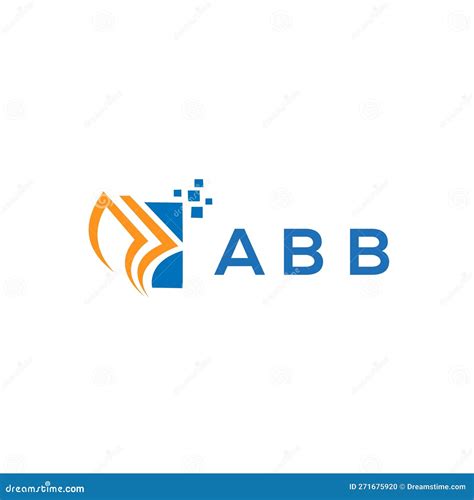 ABB Credit Repair Accounting Logo Design On White Background ABB