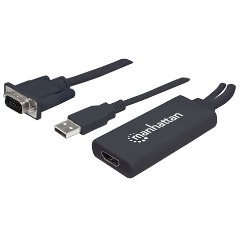 Konwerter Hdmi Vga Manhattan P Z Usb Audio Cm Manhattan