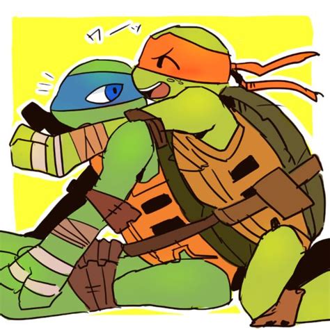 Mikey And Leo Mini Comic Tmnt 2012 Arte De Tortugas Ninja