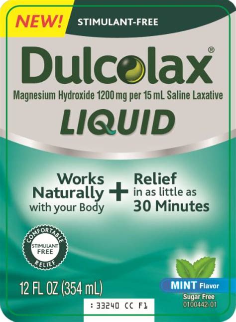 Dulcolax Liquid Magnesium Hydroxide Liquid