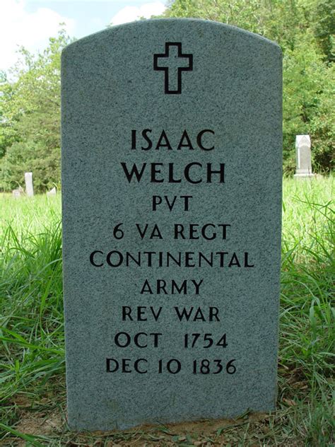 Isaac Welch 1754 1836 Find A Grave Memorial