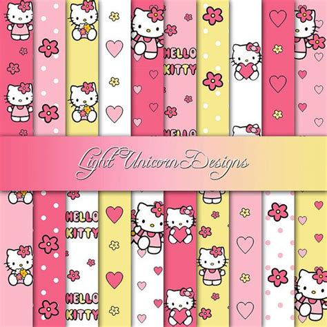 Scrapbook Paper Hello Kitty Art Activities