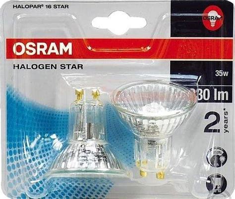 Osram Halopar16 35W GU10 230v 2x In Blister 64820 Halogeen Bol