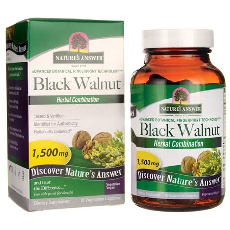 Natures Answer Black Walnut 1500 Mg 90 Veg Caps Swanson Health Products