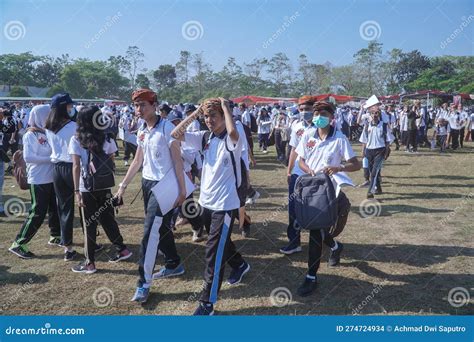 Welcoming New Students in Diponegoro University Editorial Stock Image ...