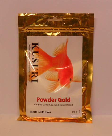 Kusuri Powder Gold Blanket Weed Eradicator 150g 1kg 3kg And 8kg Koi