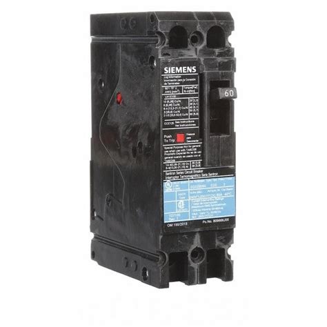 Siemens A Pole Molded Case Circuit Breaker Ed V Ac Ed B