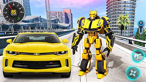 Bumblebee Multiple Transformation Jet Robot Jet Robot Car Robot Car Android Gameplay Youtube