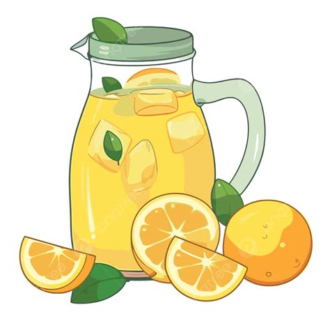 Lemonade Pitcher Cartoon