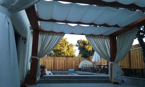 Infinity Canopy Featured On A Forever Redwood Pergola Patio Los