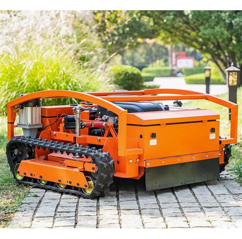 Best 25hp Remote Control Robot Lawn Mower Gasoline Powered Garden Grass Cutter Cutting Width