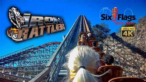 2024 Iron Rattler Roller Coaster On Ride 4k Pov Six Flags Fiesta Texas Youtube