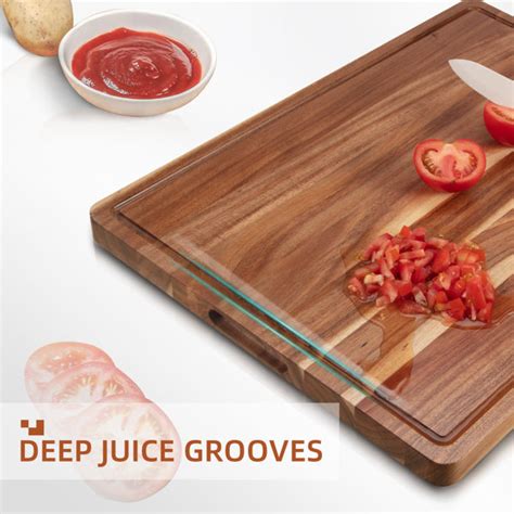 Fashionwu Extra Large Acacia Wood Cutting Boards For Kitchen X