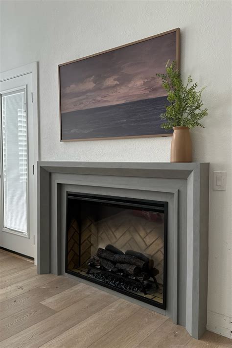 Electric Fireplace DIY With Custom Surround - Angela Rose Home