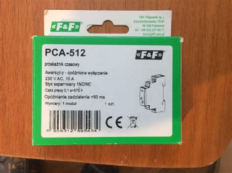 Przekaźnik czasowy F&F PCA-512 | Majdan | Kup teraz na Allegro Lokalnie