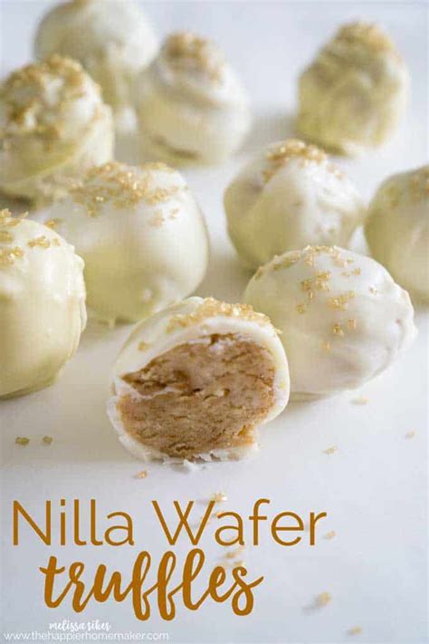 Nilla Wafer Truffles Easy 3 Ingredient Dessert Recipe