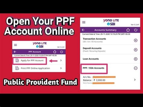 How To Open PPF Account Online Ppf Account Opening In Sbi Sbi Me