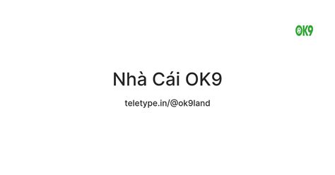 Nhà Cái Ok9 — Teletype