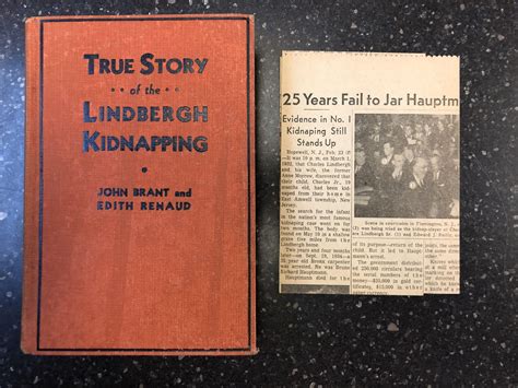 True Story Of The Lindbergh Kidnapping By Brant John Renaud Edith