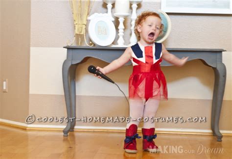 Cute Ginger Spice Toddler Costume