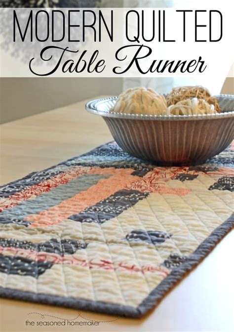 Modern Quilted Table Runner