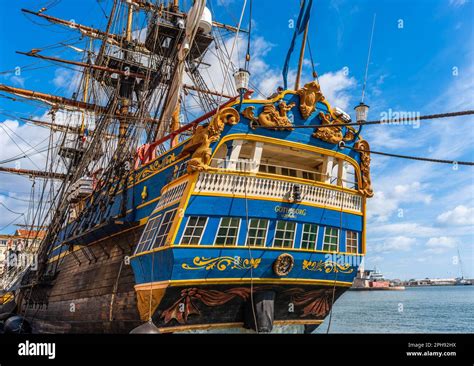 The Largest Sailing Ship In The World The Gotheborg In The Port Of