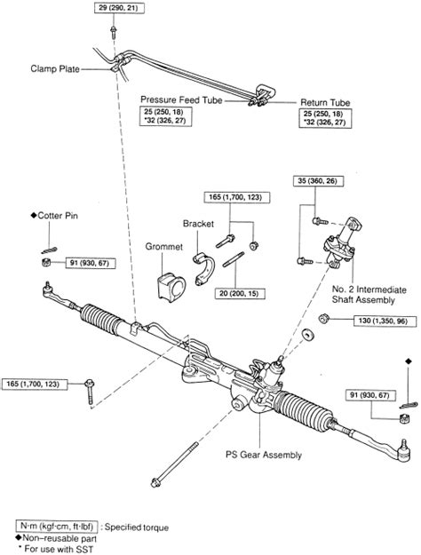 Repair Guides Power Rack And Pinion Steering Gear Removal