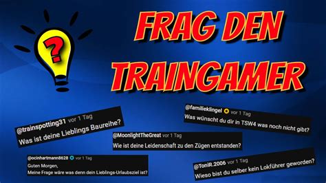 FRAG DEN TRAINGAMER Ich Beantworte Eure Fragen YouTube