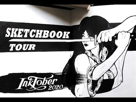 Sketchbook Tour Inktober 2020 YouTube