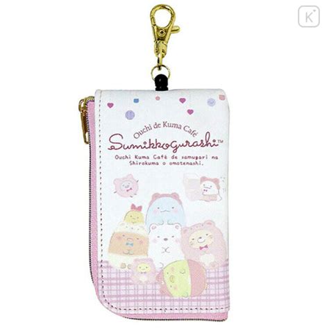 Japan San X Pass Case Key Case With Reel Sumikko Gurashi Bear