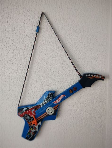 Guitarra Hot Wheels Som de Carros Irados Brinquedo para Bebês Hot Wheels Usado