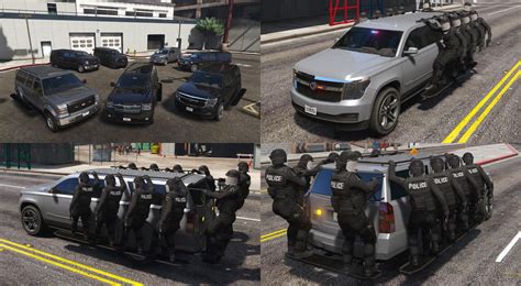 Police Riot Control Unit Transporter Add On GTA5 Mods