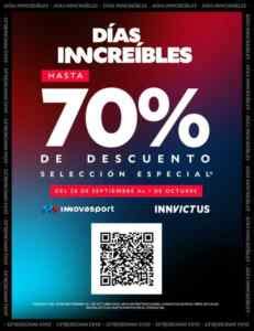 Innovasport Días Inncreíbles hasta 70 de descuento en ropa y calzado