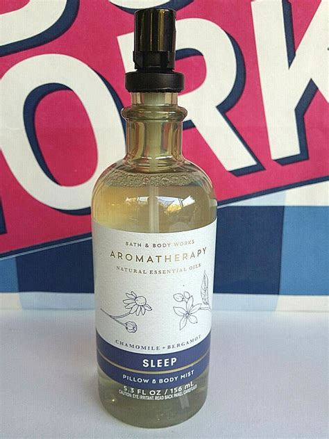 Bath And Body Works Aromatherapy Pillow Body Essential Oil Mist 5 3 Oz