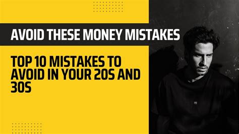 Top Financial Mistakes To Avoid In Your S And S Youtube