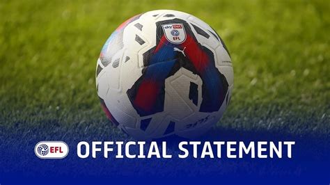 Efl Statement Sheffield United Efl States That It Has Been Awaiting A Response To Some