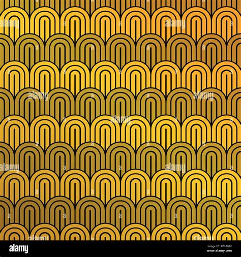 Abstract Luxury Mustard Yellow And Black Pattern Of Circle Pattern