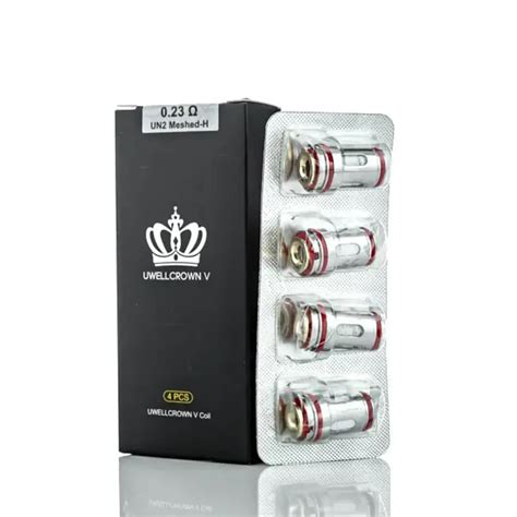 Uwell Uwell Uwellcrown V Coil 23 Un2 Meshed H 4 Pcs Tgr Now Smoke Vape Delivery Los Angeles