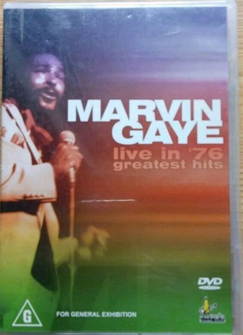 Marvin Gaye Greatest Hits Live In Dvd Discogs