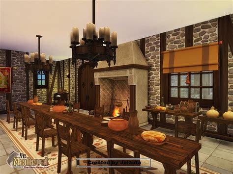 The Sims Resource Ye Medieval Castle House Cc Only Tsr