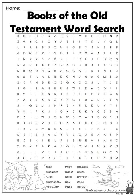 Books Of The Old Testament Word Search