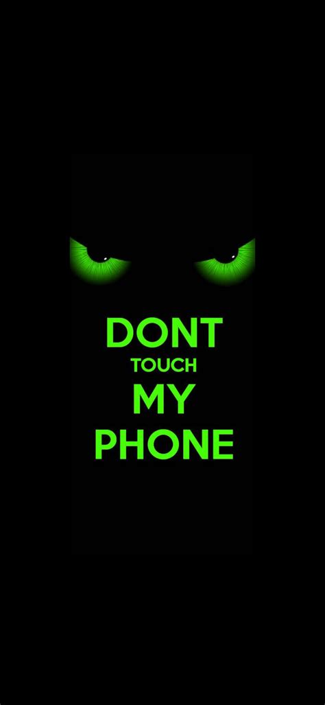 Dont Touch Scary Lock Screen Wallpaper - 1080x2340