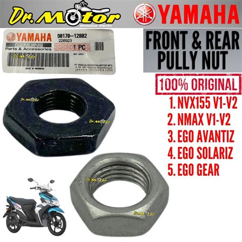 Nvx Nmax V V Ego Avantiz Solariz Gear Front Rear Pully Nut Cvt