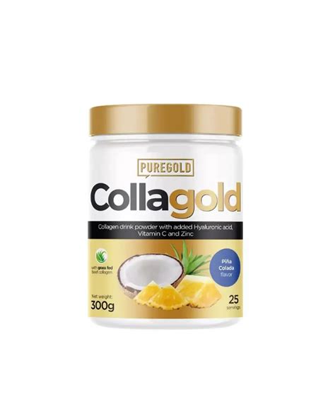 Коллаген рыбий и говяжий вкус пина колада | 300 г Pure Gold 202040694 ...