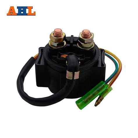 Ahl Atv Rel De Arranque Para Motocicleta Solenoide Para Honda