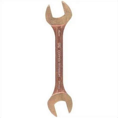 Copper Titanium Double Open Ended Spanner Mm Bs Sizes Inch