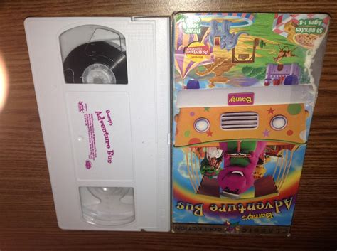 Barney S Adventure Bus Vhs Amazon Co Uk Barney Dvd Blu Ray