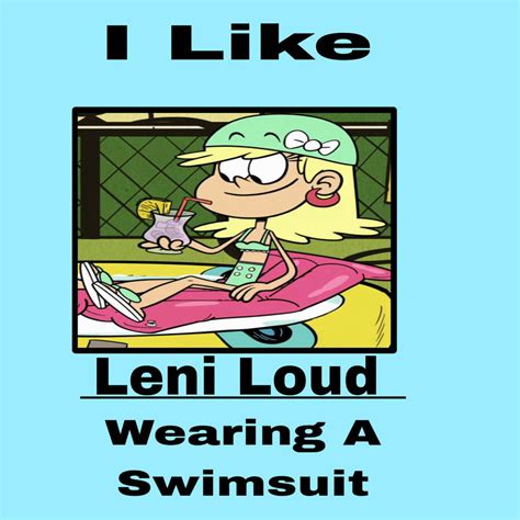 I Like Leni Loud Wearing A Swimsuit By Geononnyjenny On Deviantart