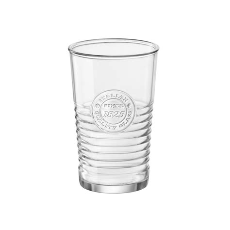 Bormioli Rocco Officina 1825 Cooler Glass 16oz Set Of 4